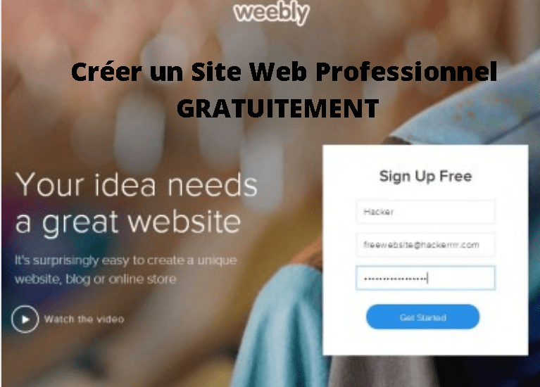 Créer un Site Web Professionnel GRATUITEMENT